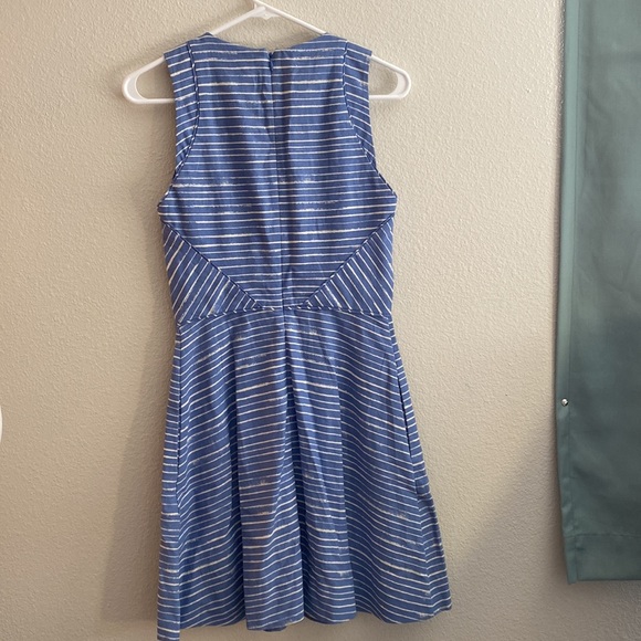 Gap Blue and White Striped Dress - Picture 2 of 5
